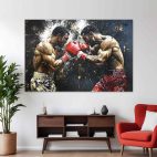 Tableau déco boxe