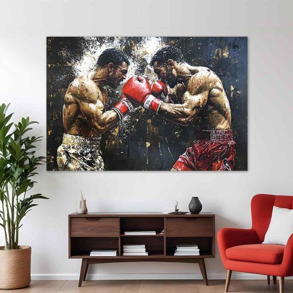 Tableau déco boxe