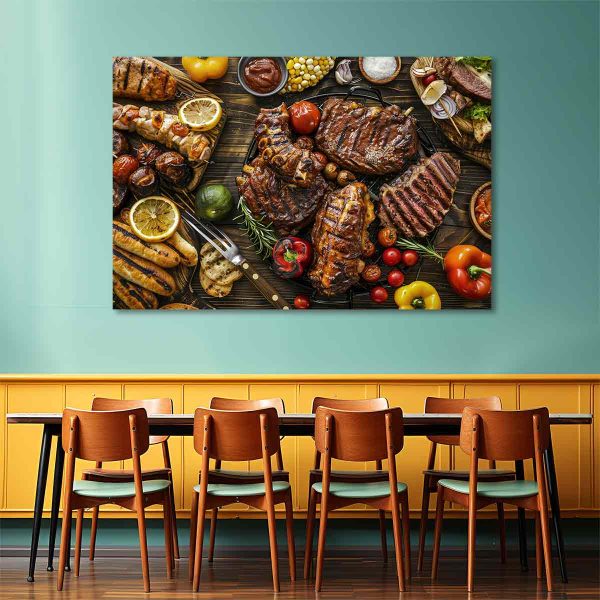 Tableau déco restaurant grill