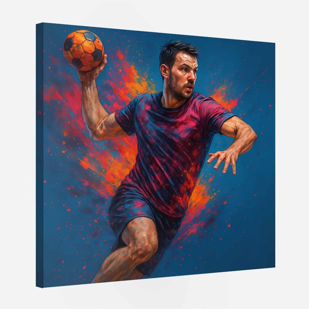 Tableau handballeur