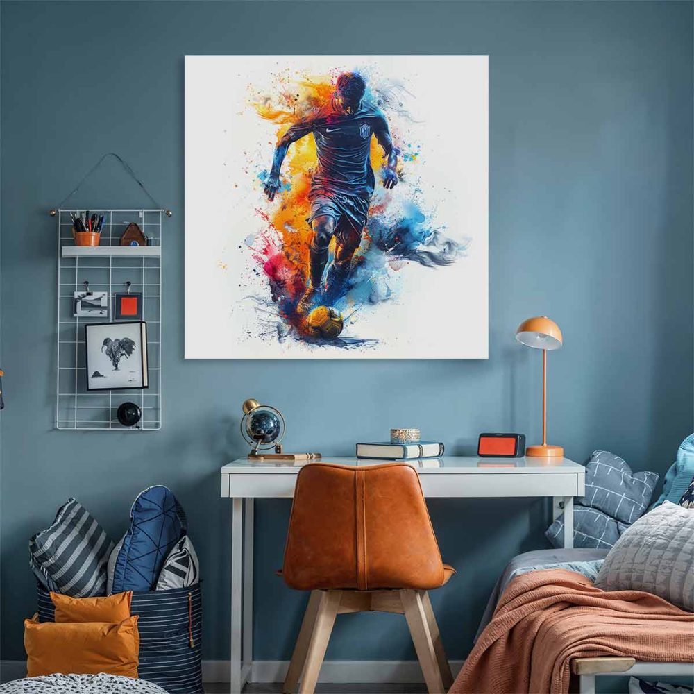 Tableau mural football