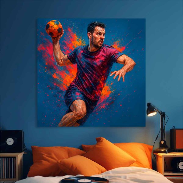 Tableau mural handball