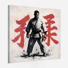 Tableau mural judo