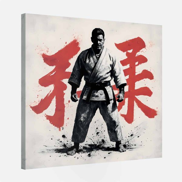 Tableau mural judo