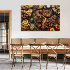 Tableau mural restaurant grill