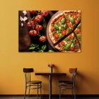 Tableau mural restaurant pizzeria