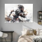 Tableau mural rugby