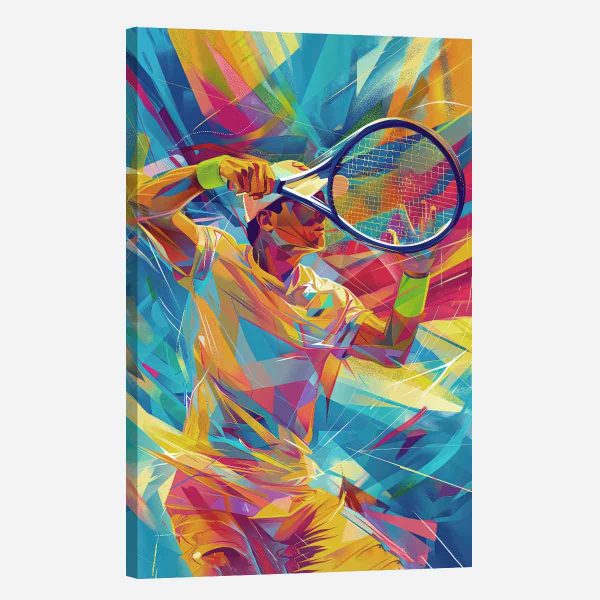 Tableau mural tennis