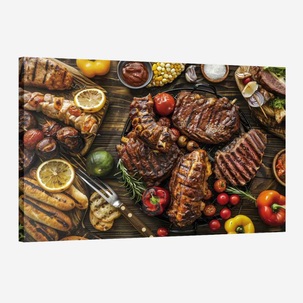 Tableau restaurant grillade Tableau restaurant grillade
