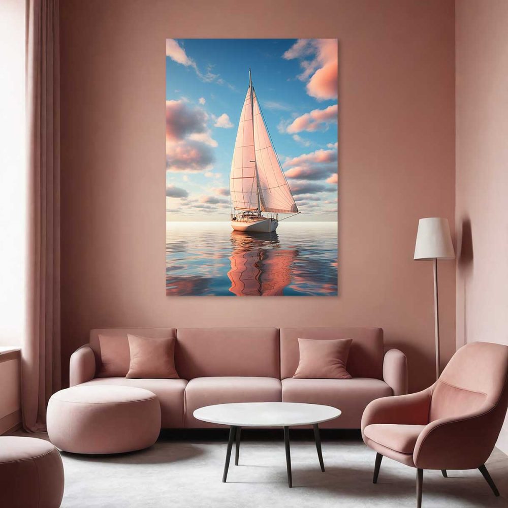 Cadre bateau moderne