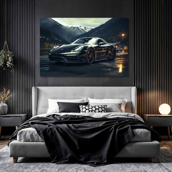 Cadre voiture porsche