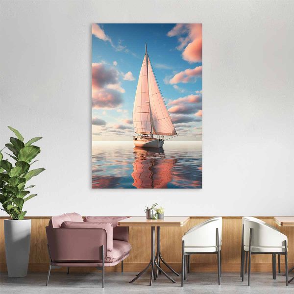 Tableau bateau déco moderne