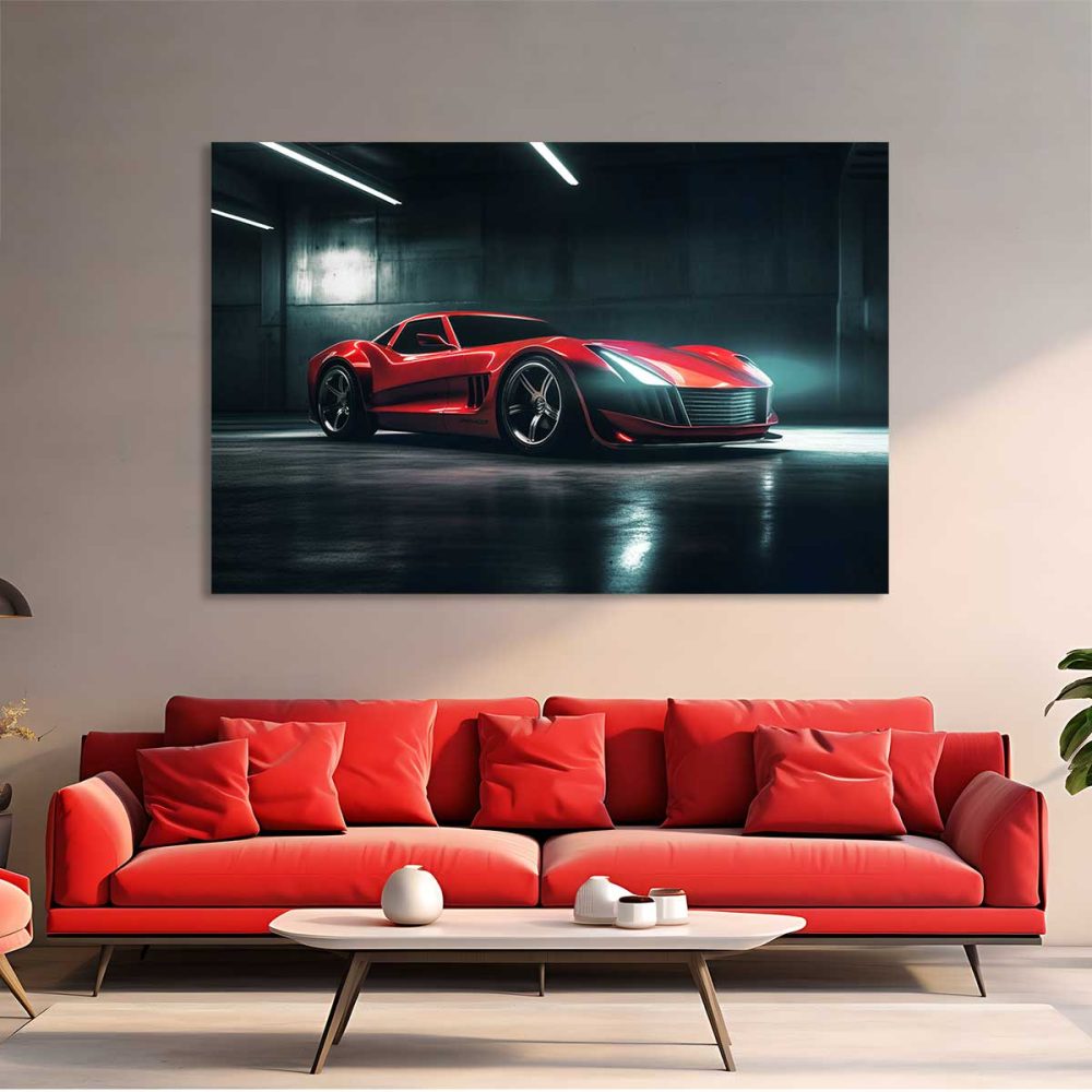 Tableau voiture de sport