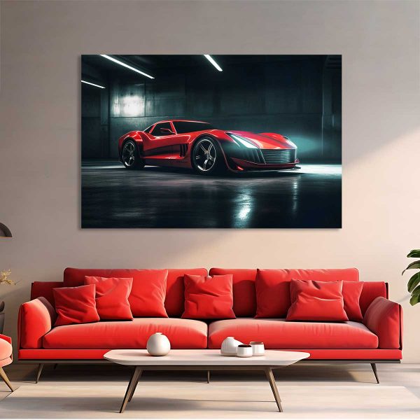 Tableau voiture de sport