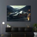 Toile voiture porsche