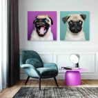 Cadre chien Carlin
