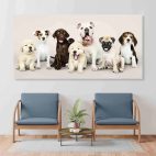 Tableau chiens décoration