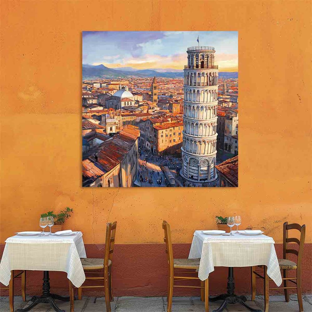 Cadre Italie Tour de Pise