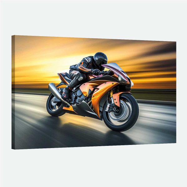 Décoration moto de course