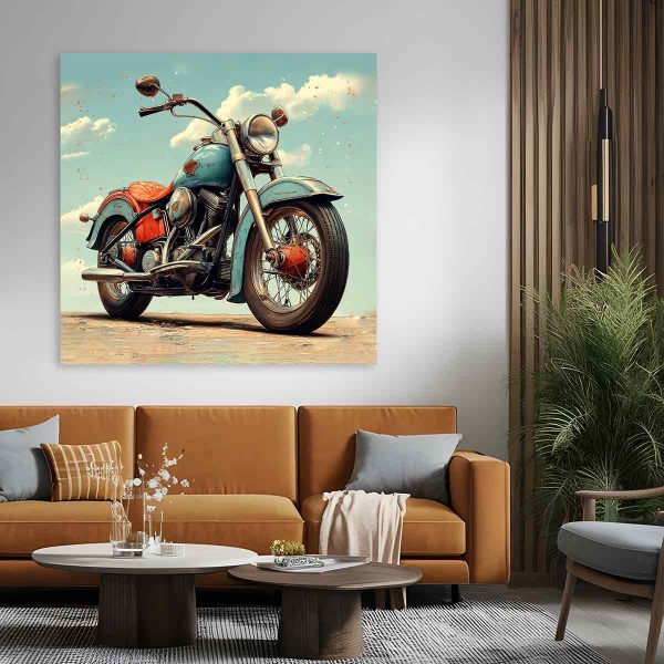 Cadre moto vintage