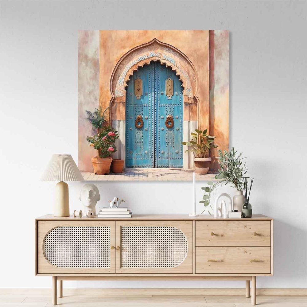 Cadre oriental porte