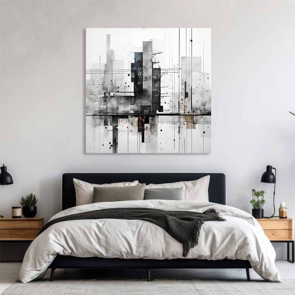 Cadre style industriel moderne