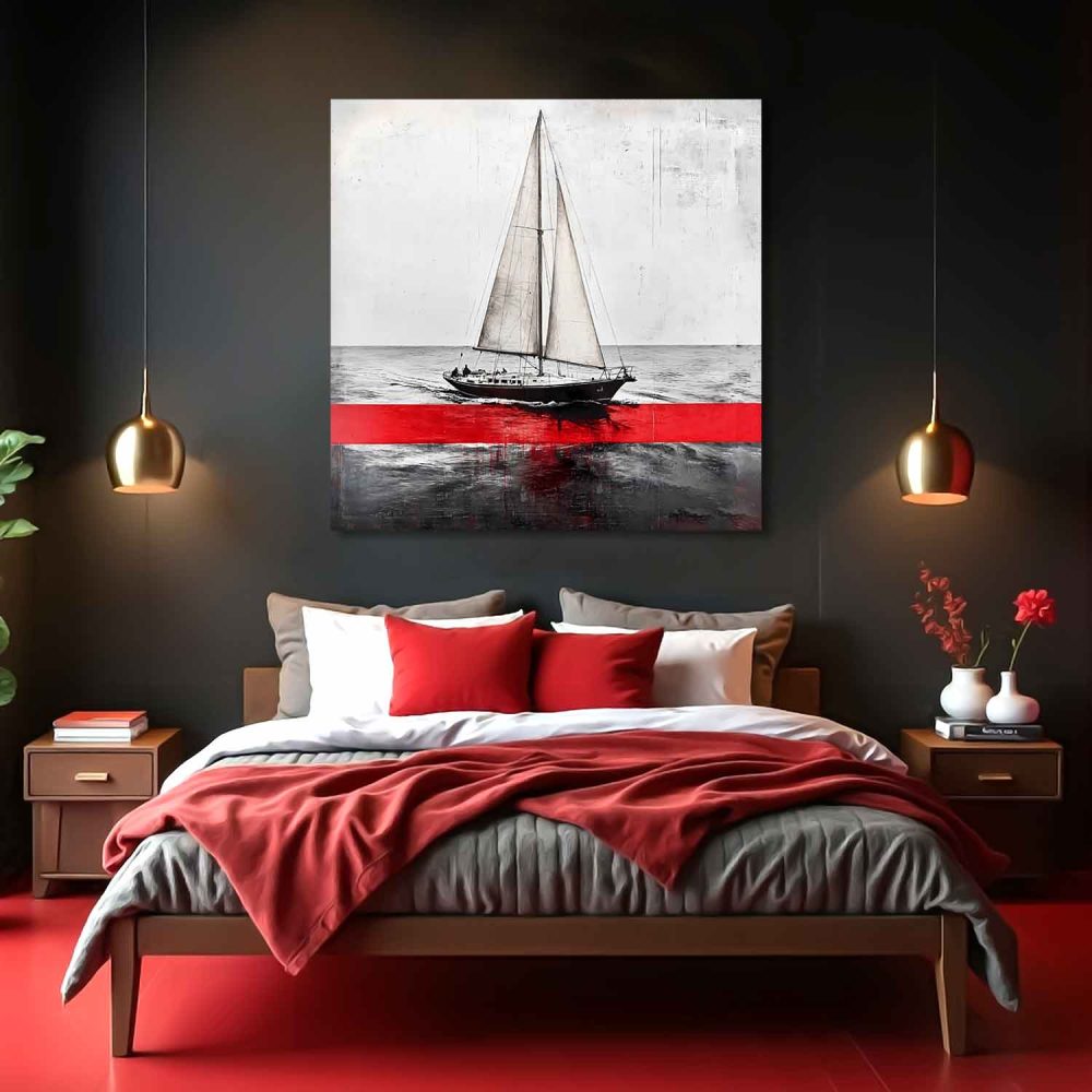 Décoration bateau abstrait