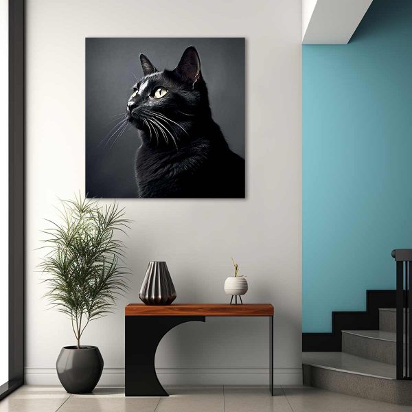 Décoration chat noir