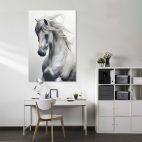 Décoration cheval blanc