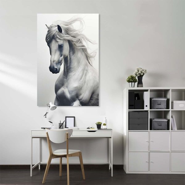 Décoration cheval blanc