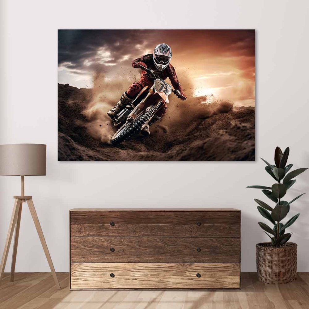 Décoration moto cross