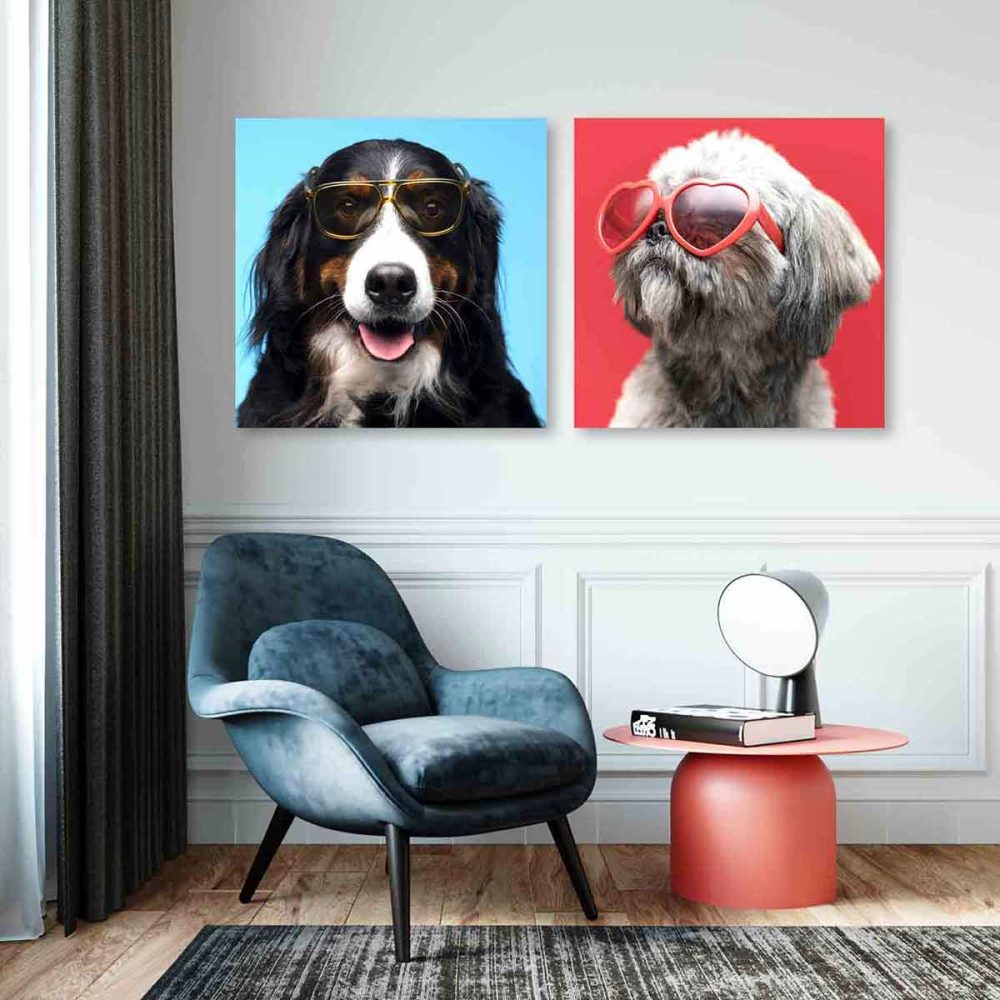 Tableau déco chien