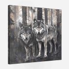 Tableau décoration loup