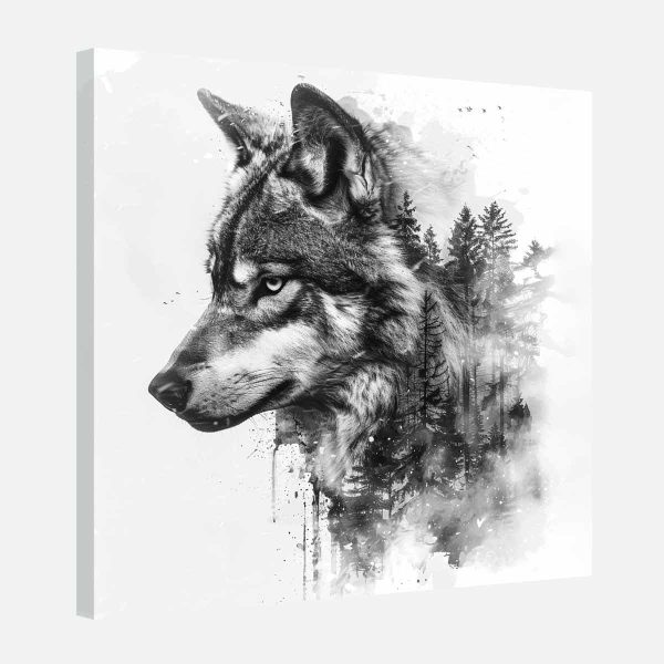 Toile loup moderne Toile loup moderne