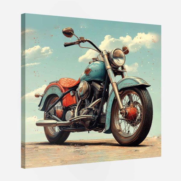 Tableau moto vintage