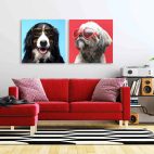 Tableau mural chien