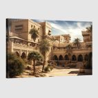 Tableau oriental paysage