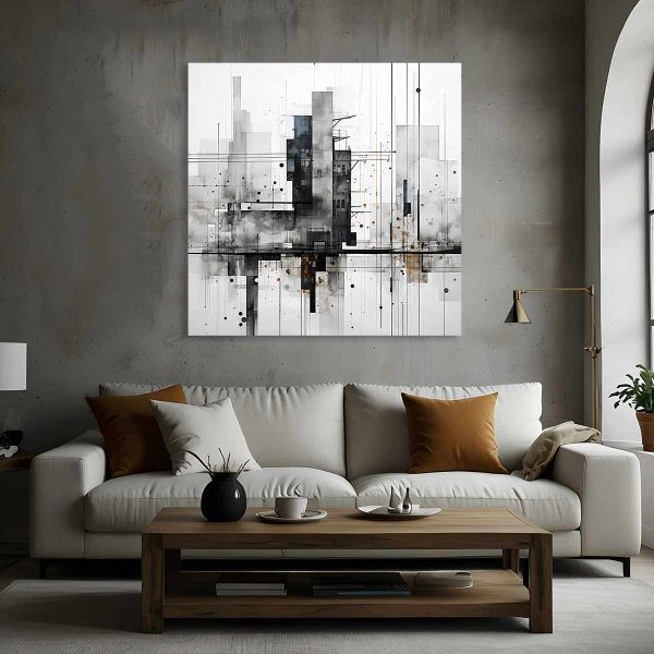 Tableau style industriel moderne