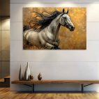 Toile cheval design