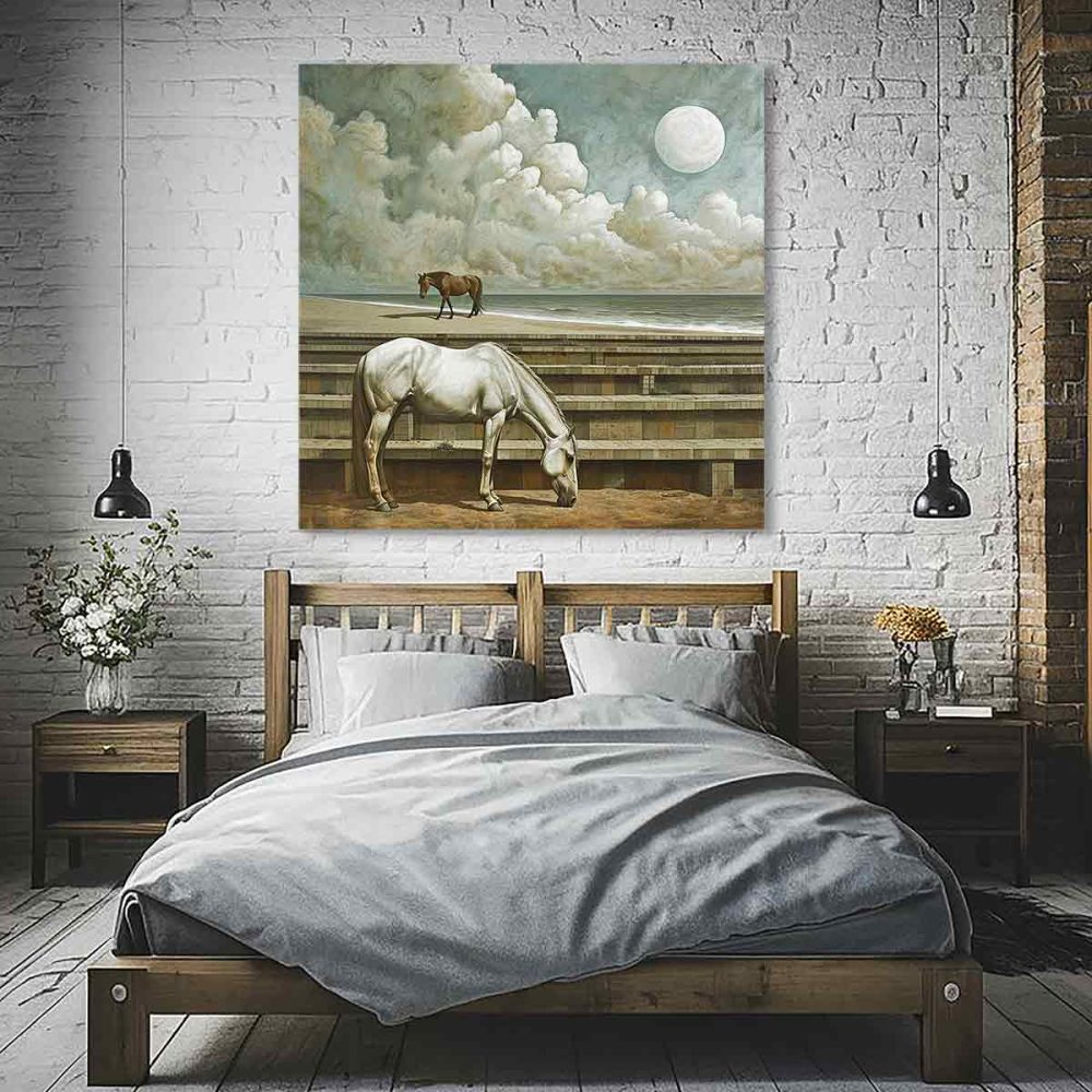Toile cheval vintage Toile cheval vintage
