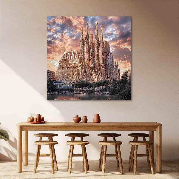Toile espagne Sagrada Familia