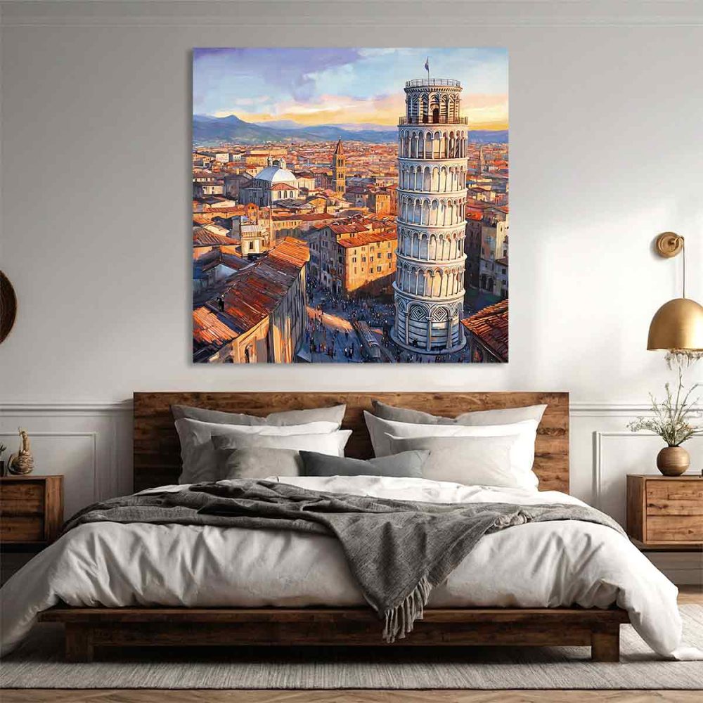 Toile Italie Tour de Pise