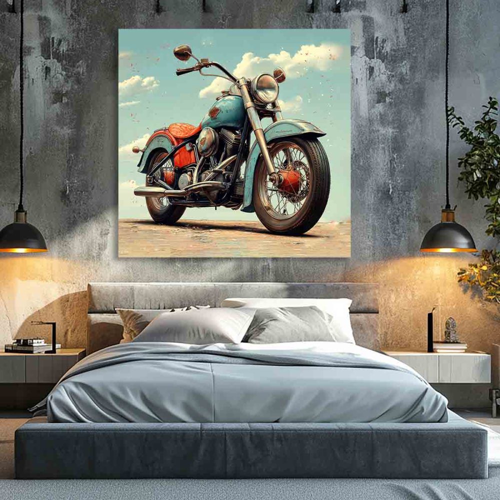 Toile moto vintage Toile moto vintage