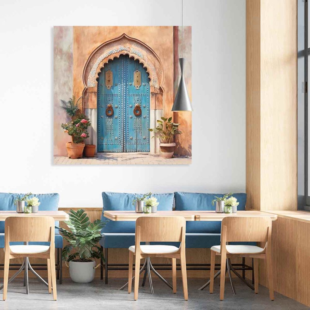 Décoration orientale porte