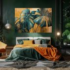 Toile tropicale moderne