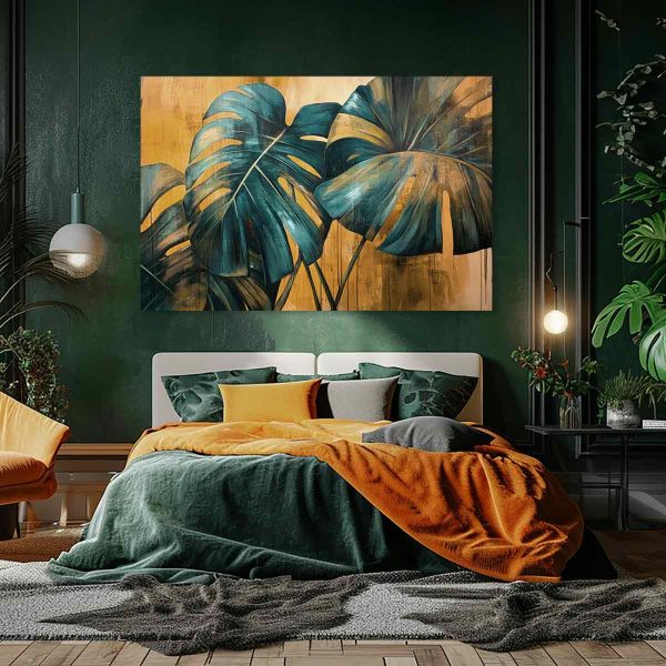 Toile tropicale moderne
