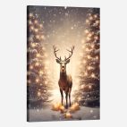 Tableau de Noël cerf