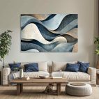 Tableau abstrait salon