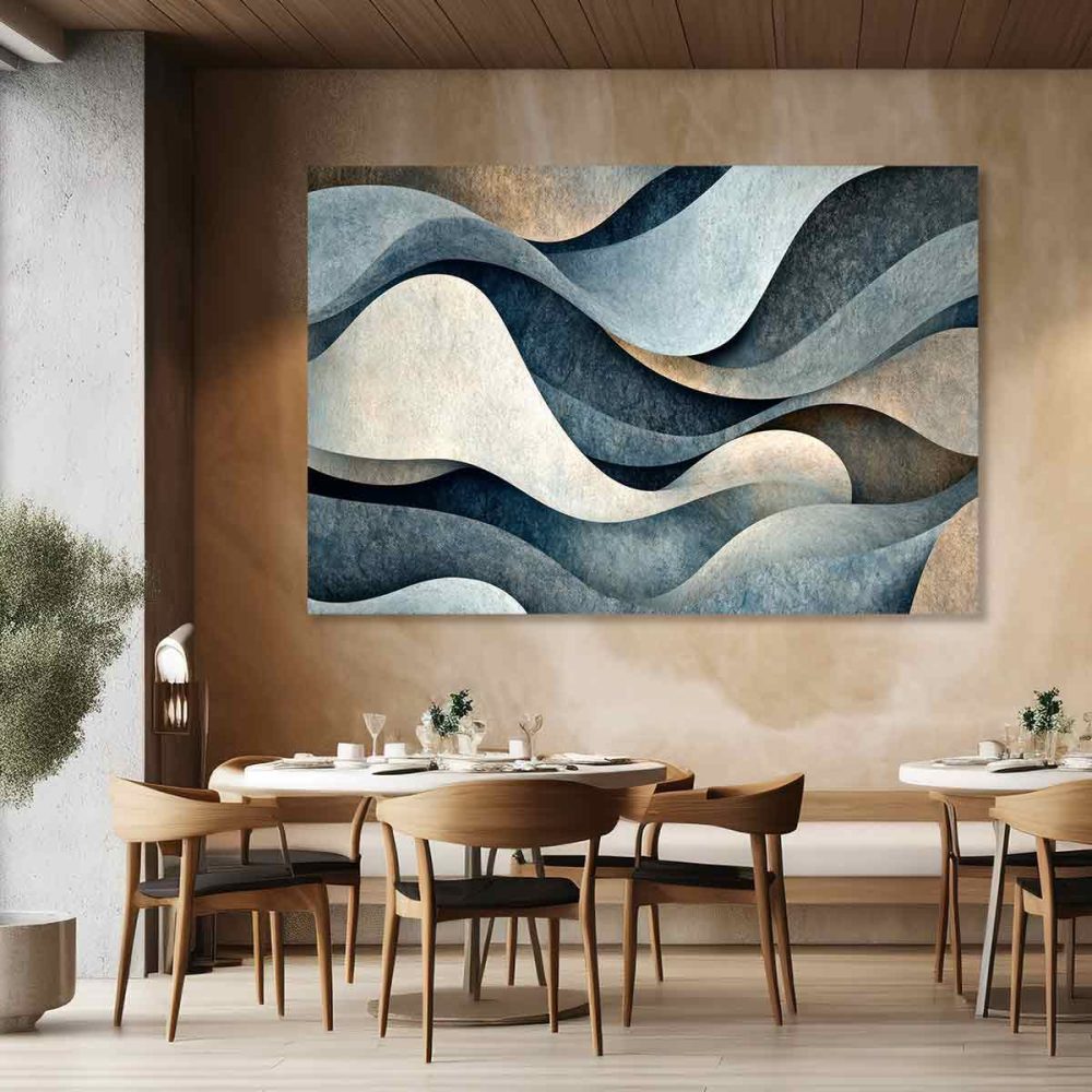 Tableau abstrait salon Tableau abstrait salon