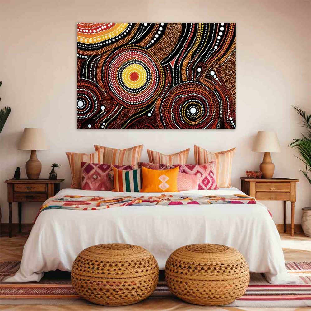 Tableau africain abstrait Tableau africain abstrait